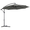  Handslinger Parasol Weerbestendig 2.95m X 2.95m X 2.45m Polyester Staal Zwart 1