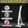  Hometrainer Bewegingstrainer Traptrainer Voor Senioren Staal Wit 40 X 42,5 X 100cm 7