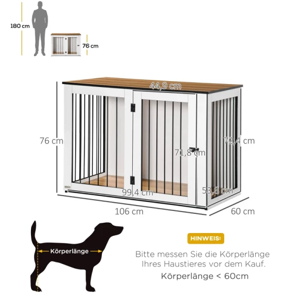  Hondenbench Hondenkooi 1 Deur Kleine Middelgrote Hond 3