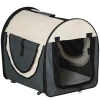  Hondenbox, Opvouwbare Hondentransportbox, Rugzak Voor Huisdieren Met Kussen, Reistas, Transportbox Voor Dieren, Waterdicht, Oxford-stof, Donkergrijs, 46 X 36 X 41 Cm 11