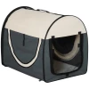  Hondenbox, Opvouwbare Hondentransportbox, Rugzak Voor Huisdieren Met Kussen, Reistas, Transportbox Voor Dieren, Waterdicht, Oxford-stof, Donkergrijs, 70 X 51 X 59 Cm 11