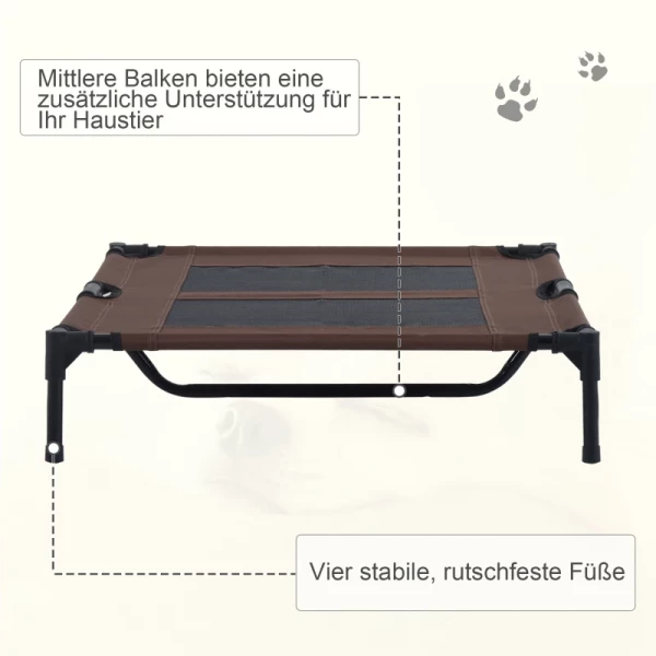  Hondenligbed Buiten Slaapplaats Hondenmand Hondensofa Dierenmand Kattenmand Koffiebruin 92 X 76 X 18 Cm 7