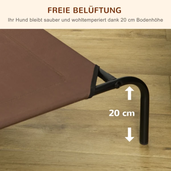  Hondenmand, Hondenligstoel Voor Buiten, Kattenmand, Huisdiermand, Slaapruimte Met Vervangende Hoes 110 X 68 X 20 Cm 5