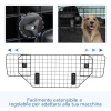  Hondenrek Car Universal Trunk Guard Dog Guard Divider Verstelbaar Metaal Zwart (90-120) X 40,5 Cm 7