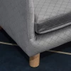  Hondensofa Met Houten Poten Hondenbed Pet Sofa Hondenmat Voor Kleine Honden Tot 8 Kg Velvet Touch Grijs 64 X 45 X 36 Cm 8