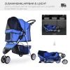  Hondentrolley Hondenbuggy Buggy Honden Katten Veelkleurig (blauw) 4