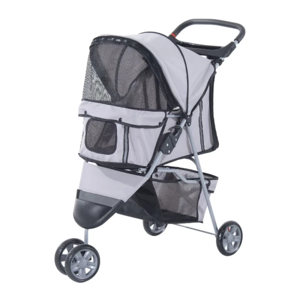  Hondentrolley Hondenbuggy Buggy Honden Katten Veelkleurig (grijs) 11