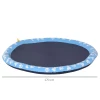  Hondenzwembad Peuterbad Met Watertuit Rond Antislip Blauw Ø170cm 3