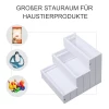  Huisdiertrap Hondentrap Instaphulp Met Tapijt Opbergruimte Dennenhout Wit 40,5 X 44,5 X 38 Cm 5