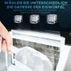  Ijsblokjesmachine 20 Kg/24u 2,3 ​​L Ijsblokjesmaker Met 3,2 L Watertank Display Ice Cube Maker Machine - IJsblokjesmaker Zelfreinigend Roestvrij Staal Zilver 25,2 X 36 X 37,1 Cm 7