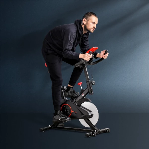  Indoor Cycling Fietstrainer Home Gym Fietstrainer Fitness Fiets 85 X 46 X 114 Cm 10