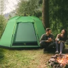  Kampeertent 6 Persoons Tent Familietent Koepeltent PU2000mm Eenvoudig Op Te Zetten Voor Gezinnen Trekking Festival Staal Glasvezel Groen 320 X 320 X 180 Cm 10