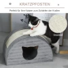  Kattengrot Met Krabplank Kattenbed Krabhuis Kattenhuis Kattenappartement Sisal Grijs 48,5 X 30 X 30 Cm 5