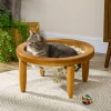  Kattenhangmat Inclusief Wasbaar Kussen Kattenbed Huisdierbed 50cm X 50cm X 27cm Naturel + Bruin 7