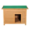  Kennel Hondenhok Hondengrot Hut Voor Honden Katten Dak Dennenhout 82 X 58 X 58 Cm 11