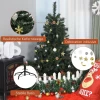 ® Kerstboom Met Decoratie 80/120 LED's 307 Punten Ø75 X 120H Cm 6