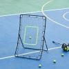  Kickback Rebounder Goal Rebound Muurnet, Staal+PE, 75x126cm, Zwart 2