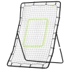  Kickback Rebounder Goal Rebound Muurnet, Staal+PE, 75x126cm, Zwart 1