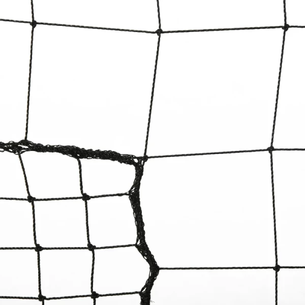  Kickback Soccer Rebounder Goal Rebound Wall Net Voor Voetbal, Basketbal En Honkbal, Staal+PE, Geel+zwart, 184 X 63 X 123 Cm 8