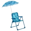 ® Kinder Campingstoel Met Parasol Opvouwbare Strandstoel Voor 1-3 Jaar Brau 11