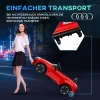  Kinderauto, Elektrische Auto, Audi-licentie, Met Veiligheidsgordel, Afstandsbediening, Licht, Rood + Zwart, 103 X 58 X 41 Cm 7