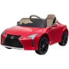  Kinderauto Van Lexus Kindervoertuig Voor 3-6 Jaar Elektrische Auto Met Mp3-muziek Rood 106 X 43 X 44 Cm 1