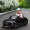  Kinderauto Van Lexus Kindervoertuig Voor 3-6 Jaar Elektrische Auto Met Mp3-muziek Zwart 106 X 43 X 44 Cm 2