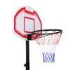  Kinderbasketbalstandaard Basketbalring Met Wielen Basis Kan Worden Gevuld Met Water Bord Hoogte 194-249 Cm PE + Staal Zwart 7