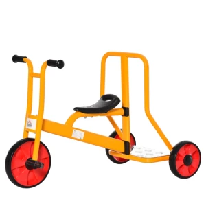  Kinderdriewieler Driewieler Met Rugleuning Platformfiets Voor Kinderen 3-5 Jaar Kindervoertuig Met Grote Wielen Staal PP Kunststof Veelkleurig 101 X 58 X 63 Cm 1