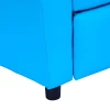  Kinderfauteuil Met Verstelbare Rugleuning 62 X 52 X 69 Cm Massief Houten Frame Blauw 6