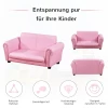  Kinderfauteuil Met Voetenbank, Kinderbank Met Kruk, Kinderbank, Fauteuil, Roze 83 X 42 X 41 Cm 4