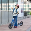  Kinderscooter Met Achterrem Kickscooter 12 Inch Kickscooter Scooter Stadsscooter Voor Kinderen Kickboard In Hoogte Verstelbaar Staal EVA Blauw 120 X 52 X 80-88 Cm 2