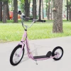  Kinderscooter Met Remmen 16/12 Inch Scooter Scooter Stadsscooter Kinderstep Kickboard Voor 5+ Jaar Kinderen Roze 135 X 58 X 92-100 Cm 2