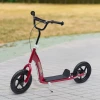  Kinderstep Met Achterrem Kickscooter 12 Inch Step Step Stadsstep Voor Kinderen Kickboard In Hoogte Verstelbaar Staal EVA Rood 120 X 52 X 80-88 Cm 2