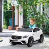  Kindervoertuig Mercedes-Benz AMG GLA45 Gelicentieerde Elektrische Auto Met Afstandsbediening 2 X 35 W Motoren MP3 Veiligheidsgordel 37-60 Maanden Wit 115 X 70 X 55 Cm 2