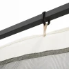  Klamboe Voor 3x3 Tuinpaviljoen 4 Zijpanelen Vliegennet Met Haken Rits Klamboe Insectenbescherming Vliegengaas Nylon Mesh Zwart 7