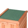  Kleindierhok Kleindierhuis Met Helling Hout Groen + Naturel 7