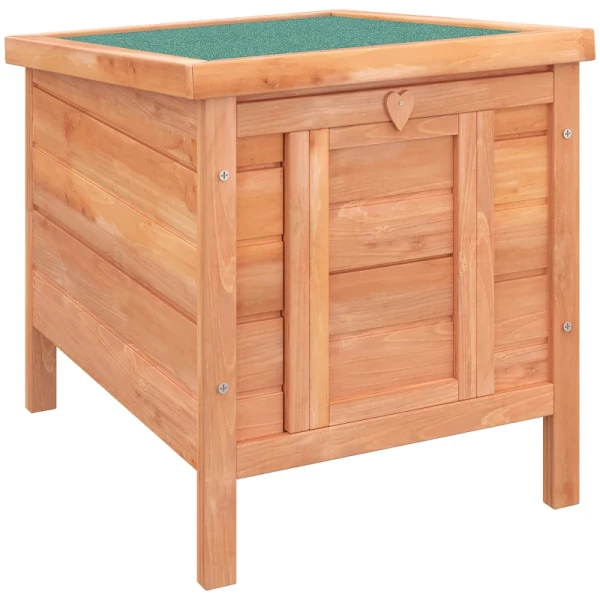  Kleindierhok Kleindierhuis Met Helling Hout Groen + Naturel 10