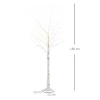  Kunstboom, Kunstberk, Met LED-verlichting, Warm Wit, Realistisch Witte Schors, 22 X 22 X 180 Cm 3