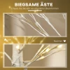  Kunstboom, Kunstberk, Met LED-verlichting, Warm Wit, Realistisch Witte Schors, 22 X 22 X 180 Cm 6