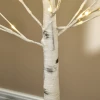  Kunstboom, Kunstberk, Met LED-verlichting, Warm Wit, Realistisch Witte Schors, 22 X 22 X 180 Cm 9