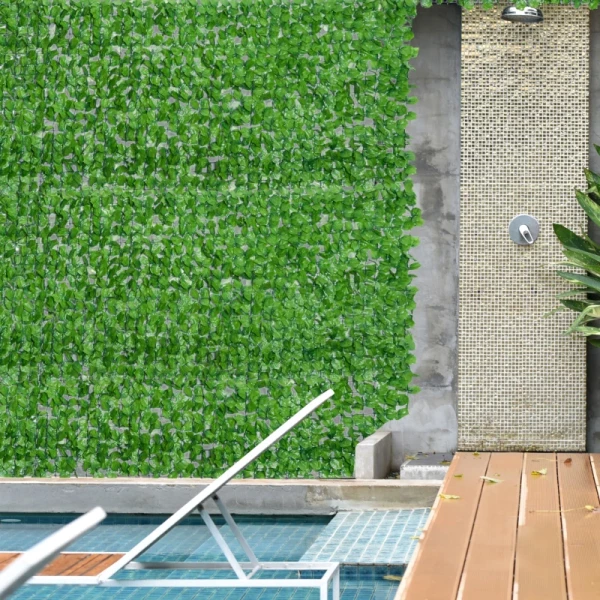  Kunsthaag Privacy Hedge Terras Wanddecoratie Wanddecoratie Lichtgroen 300 X 100 Cm 2