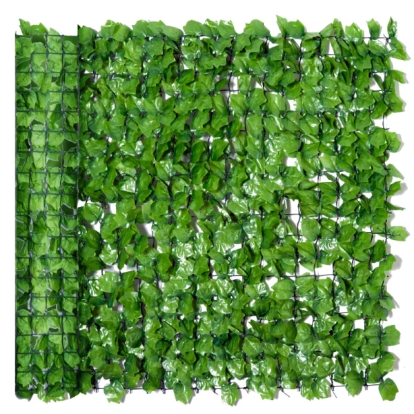 Kunsthaag Privacy Hedge Terras Wanddecoratie Wanddecoratie Lichtgroen 300 X 100 Cm 1