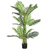  Kunstplant, Kunstpalm, Incl. Plantenbak; 19,5 Cm X 19,5 Cm X 150 Cm, Groen + Zwart 1