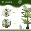  Kunstplant, Kunstpalm, Incl. Plantenbak; 19,5 Cm X 19,5 Cm X 150 Cm, Groen + Zwart 5