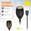  Lamp Op Zonne-energie, Tuinlamp, Set Van 4 Lampen, 6-8 Uur, IP44 Waterdicht, Kunststof, Zwart, Ø12 X H72 Cm 5