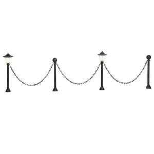  Lampen Op Zonne-energie In Vintage Design, Set Van 2, Automatische Inschakeling, Tot 8 Uur Brandduur, Zwart 1