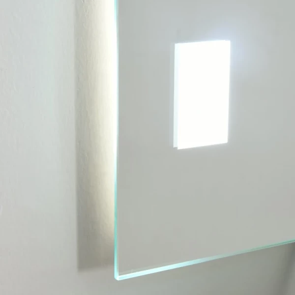  Lichtspiegel LED-spiegel Anti-condens Badkamerspiegel Badkamerspiegel Wandspiegel Met Aanraakschakelaar Zilver 70 X 50 X 4 Cm 6