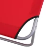  Ligstoel, Tuinligstoel, Wellnessligstoel, Strandligstoel, Opvouwbaar Met Zonwering, Rood, 187 X 58 X 36 Cm 8