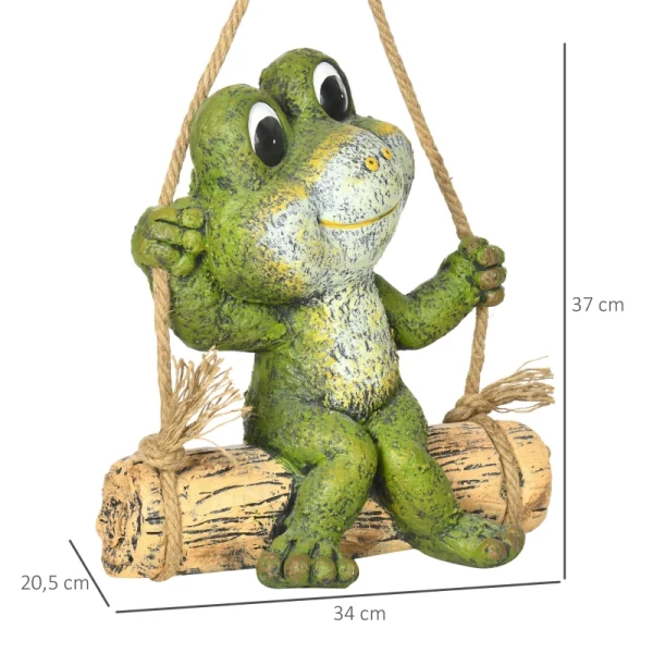  Little Frog Tuinornament Tuinornament Weerbestendig 34cm X 20,5cm X 37cm 3